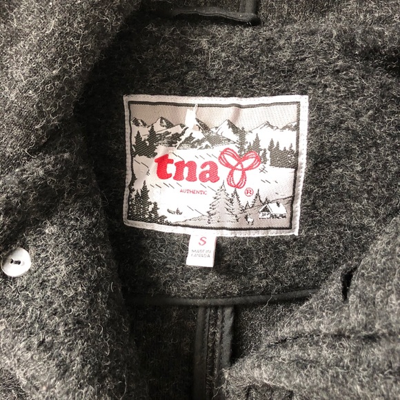 TNA Aritzia Wool Coat (NWOT) Made in Canada - Picture 2 of 7